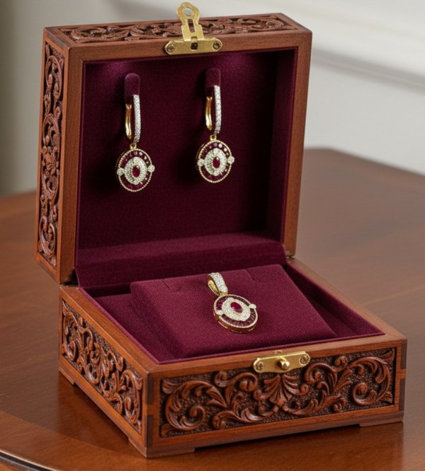  Kolczyki rubiny diamenty naturalne złoto 585