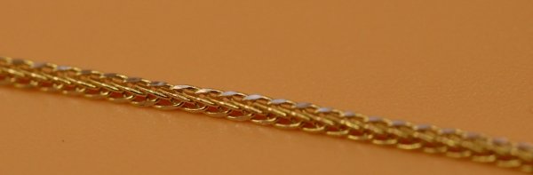 Bransoletka 18cm Lisi ogon  złoto 585