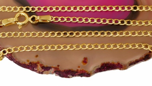  Łańcuch pancer  45cm złoto 585 prezent