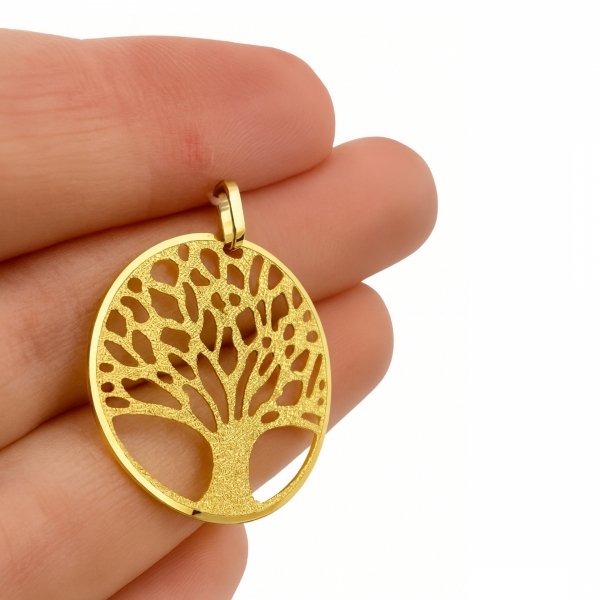 Talizman Drzewko duże 2,8cm złoto 585