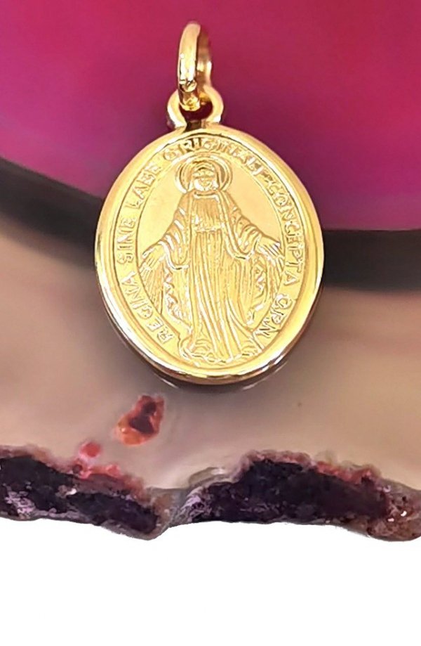 Wisior Medalik Cudowny złoto 585 