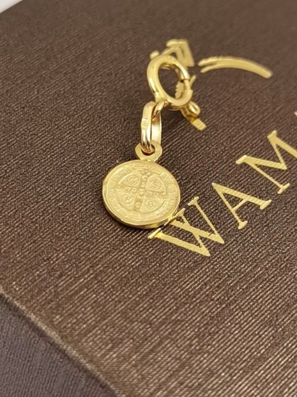 Charms medalik Benedyktyński złoto 585 