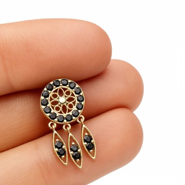 Charms przywieszka łapacz snów złoto 585