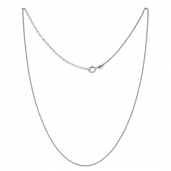 Łańcuch ankier białe złoto 45cm złoto 585