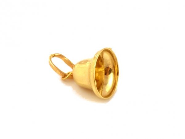 Wisior Dzwoneczek grecki złoto 585 