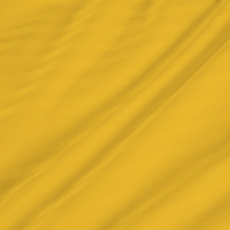 Pościel satyna bawełniana CIZGILI MUSTARD/200x220 EXCLUSIVE