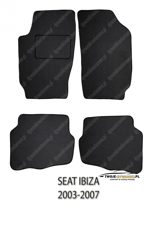 Dywaniki welurowe Seat Ibiza