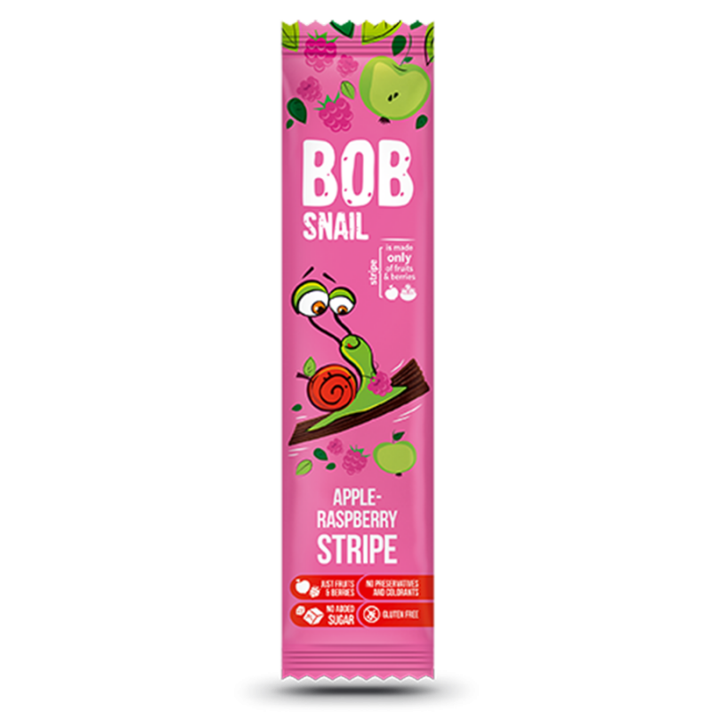 Bob Snail Stripe jabłko-malina, 14g
