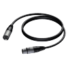 Procab CAB901/0.5 XLR male - XLR female 0,5 meter