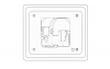 System Rezerwacji sal Humly Room Display 12V Zasilacz
