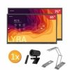 Zestaw Monitor Interaktywny Lyra TT-7521Q + Lyra TT-6521Q + kamera Innex C570 + wizualizer Ideao DC400