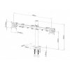 Techly Uchwyt biurkowy LCD/LED 13-27 cali podwójny 2x10kg, czarny