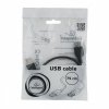 Gembird Przedłużacz kabla USB 2.0 AM-AFI 0.75m czarny