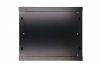Extralink Szafka wisząca rack 9U 600x600 czarna szklane drzwi