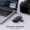 AUKEY CB-C71 aluminiowy HUB USB-C | 8w1 | RJ45 Ethernet 10/100/1000Mbps | 3xUSB 3.1 | HDMI 4k@30Hz | SD i microSD | USB-C Power 
