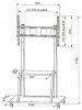 Techly Stojak LCD 55-100 cali 150 kg