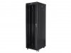 Lanberg Szafa instalacyjna rack stojąca 19 42U 600x800 czarna, drzwi szklane lcd (Flat pack)