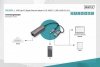 Digitus Karta sieciowa przewodowa USB 3.1 Typ C + USB A do 1x RJ45 2.5 Gigabit Ethernet 10/100/1000/2500Mbps