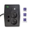 Qoltec Zasilacz awaryjny UPS | Monolith | 850VA | 480W | LCD | USB |    RJ45