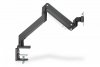 Digitus Ramię biurkowe pojedyncze z zaciskiem, 1xLCD, max. 35 cali, max. obciążenie 15kg, ze sprężyną gazową