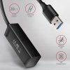 AXAGON Hub 4-portowy Mini metalowy USB 3.2 Gen 1 HUE-M1A, 20cm USB-A kabel
