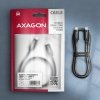 AXAGON BUCM432-CM10AB Kabel USB-C  USB-C, USB4 Gen 3x2 1m, PD 100W, 8K HD, ALU, oplot Czarny
