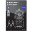 Qoltec Tester akumulatora cyfrowy  z wyświetlaczem LCD | 12V | 24V | 3Ah-400Ah