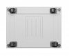 Lanberg Szafa stojąca rack 19'' 42U 600x800 szara drzwi szklane flack pack