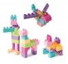 Wader Klocki 50 elementów Kids Blocks różowe