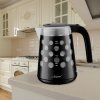 Feel-Maestro Czajnik elektryczny 1,7l  2200W KROPKI  MR-045-BLACK
