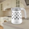 Feel-Maestro Czajnik elektryczny 1,7l 2200W KROPKI MR-045-WHITE