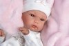 Llorens Lalka winylowa bobas 35 cm Bimba z różową  podusią