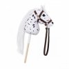 Tootiny Koń na kiju Hobby Horse HOPPIHORSE A3 Leopard - biały, maść tarantowata