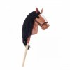 Tootiny Koń na kiju Hobby Horse HOPPIHORSE A4 Bay - ciemny brąz, maść gniada