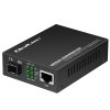 Qoltec Dwukierunkowy Media Konwerter SWITCH Ethernet 1x RJ45 1x SFP |   1000Mb/s | 5V