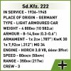 Cobi Klocki Klocki Sd.Kfz 222 502 klocki