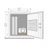 YALE HOME Sejf ognioodporny YFM biurowy XL