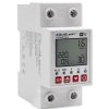 Qoltec Przekaźnik 63A na szynę DIN z licznikiem energii elektrycznej |  Timer | Tuya | Wi-Fi | LED                                                    ~