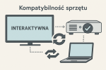 Kompatybilność sprzętu tablica interaktywna, projektor i laptop muszą być ze sobą kompatybilne Kompatybilność sprzętu tablica interaktywna, projektor i laptop muszą być ze sobą kompatybilne