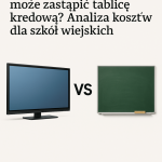 Czy interaktywny monitor może zastąpić tablicę kredową? Analiza kosztów dla szkół wiejskich