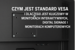 Czym jest standard VESA i dlaczego jest kluczowy w monitorach interaktywnych, digital signage i monitorach komputerowych