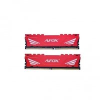AFOX Pamięć PC - DDR4 32GB (2x16GB) Gaming 3200MHz CL16 XMP2 Red 