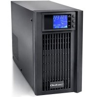 Qoltec Zasilacz awaryjny UPS Pure Sine Wave | 3kVA | 2400W | AVR | LCD |Czysty Sinus 