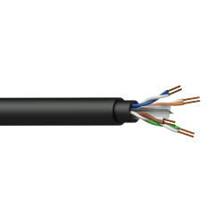 Procab BCT60U/1 Networking kabel - CAT6 - U/UTP - flex 0.22 mm? - 24 AWG - HighFlex™ 100 m wood