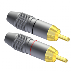 Procab VC209 Cable  konektor - RCA/Cinch male - pair Connector