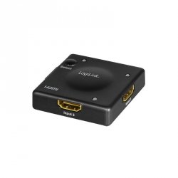 LogiLink Switch 3x1 HDMI, 1080p 60Hz