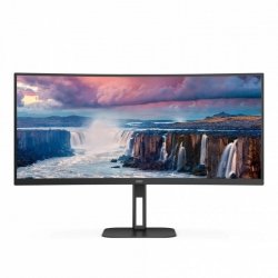 AOC Monitor komputerowy komputerowy CU34V5C 34 cali Curved, Zakrzywiony VA 100Hz HDMI DP USB-C 