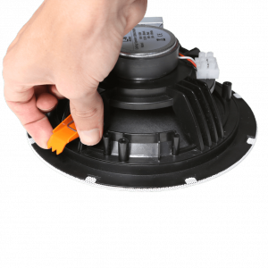 AUDAC CENA706I/W Głośnik sufitowy 6,5 cali z mocowaniem SpringFit™, wersja biała, 8Ohm i 100V