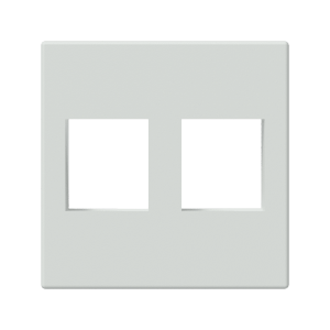 Procab CP45KS2/B Connection plate Keystone 45 x 45 mm Czarny