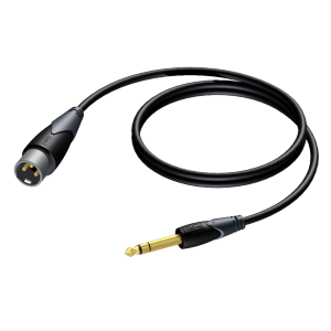 PROCAB CLA724/3 XLR male - 6.3 mm Jack male stereo 3 meter